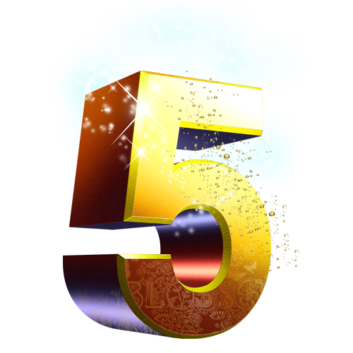 5 Number Png Transparent Images Png All