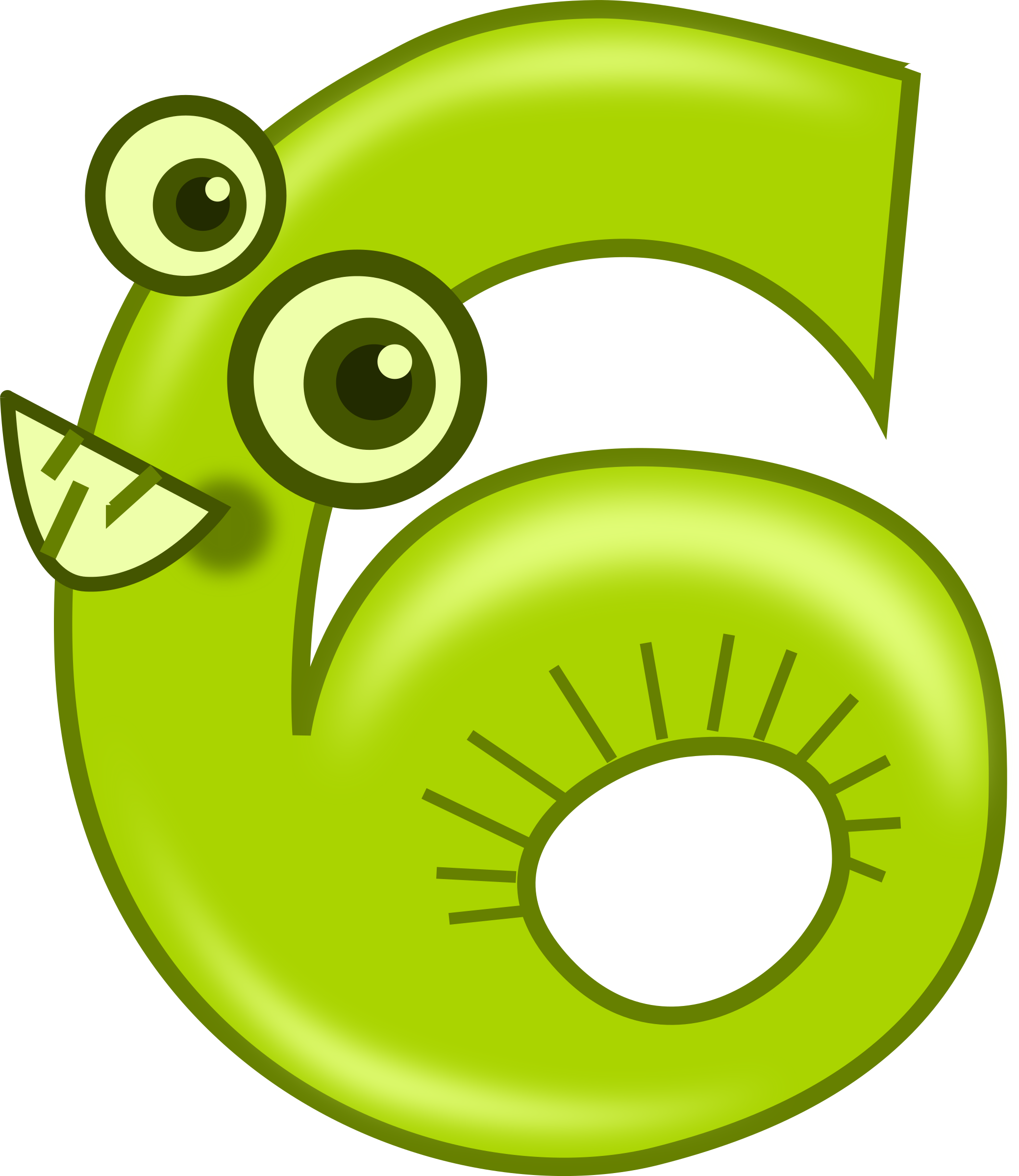 Clipart Number Animals 5