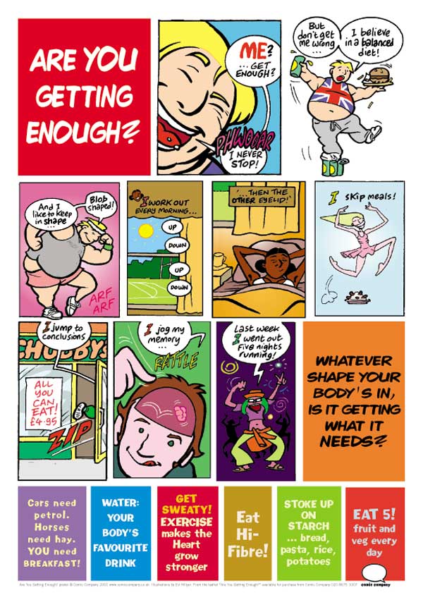 Comic Company Healthy Eating Comic Company Healthy Eating